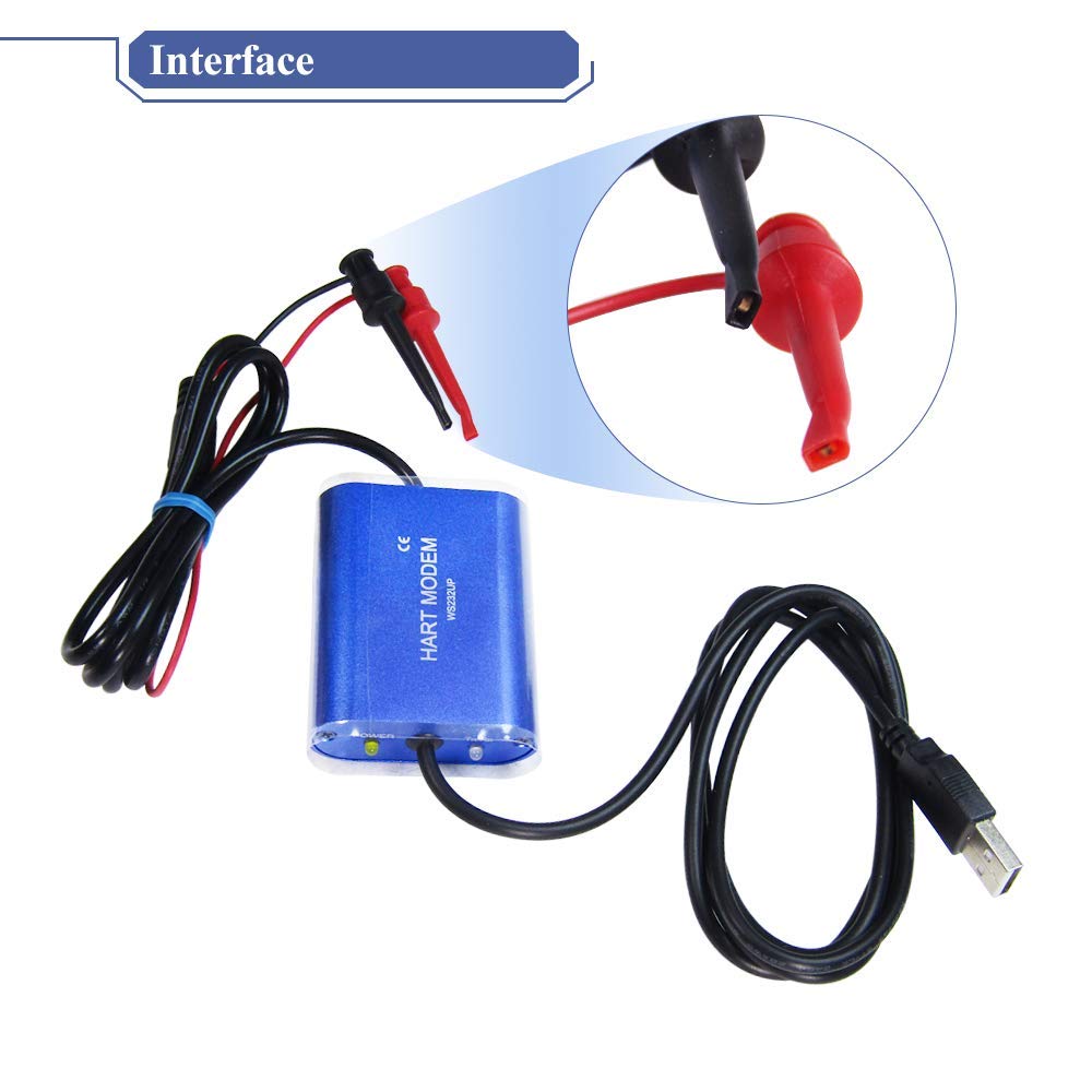 USB Hart Modem USB to Hart Protocol Modem Hart Transmitter for All Hart Protocol Device Adapt to Windows XP/7/8/10 with Built-in Loop Resistor (WS232UP) 6