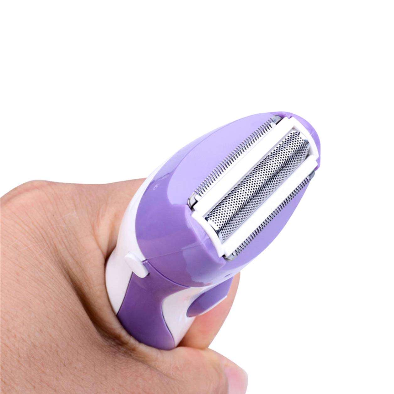 Frackkon Beauty Sensitive Touch Private Part Fully Safe Electric Trimmer for Facial and Body,Nose, Ear EYEBROW and Bikini Line Trimmer Shaver Painless Hair Remover Under Arms for Women Multi colour 3