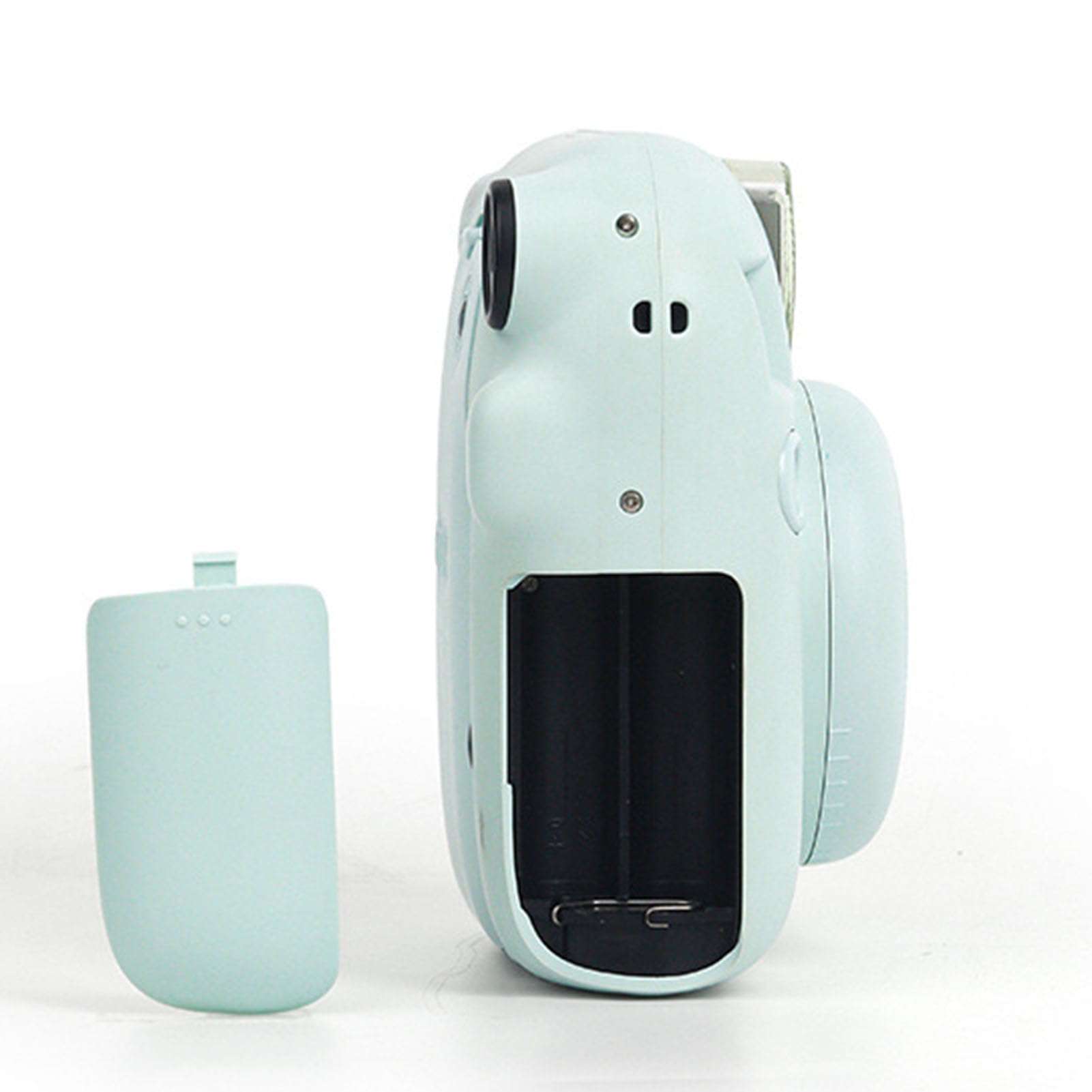 Portable Battery Cover Door, Plastic Battery Door Cover Replacement Battery Lid for Mini 12 Instant Camera Repair (Green) 3