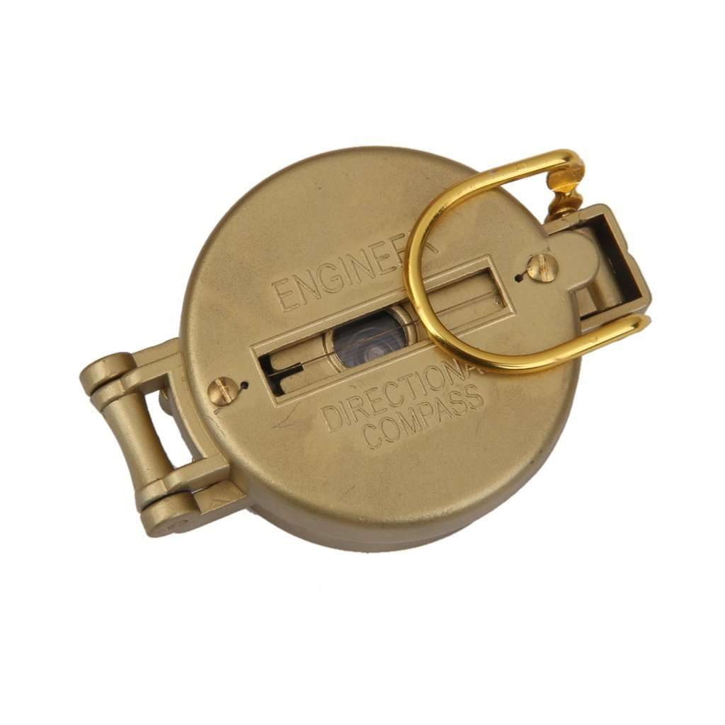 Military Engineer Directional Compass North Arrow Floating Dial Metal 3