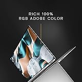 Dell XPS 9500 15.6" UHD+ Touch 500 nits Display Laptop (i7-10750H, 32GB, 1TB SSD, NVIDIA GTX 1650 Ti 4GB GDDR6 Graphics, Win 10 + MS Office, Backlit KB + FPR, Platinum Silver Color (D560038WIN9S) 4