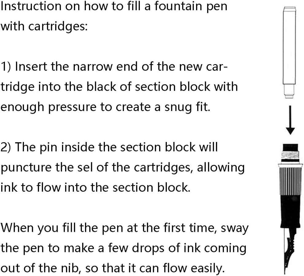 Levin 11pcs Jinhao Fountain Pen Ink Cartridges Refill multiclour International Standard Size 2.6mm bore Diameter 4