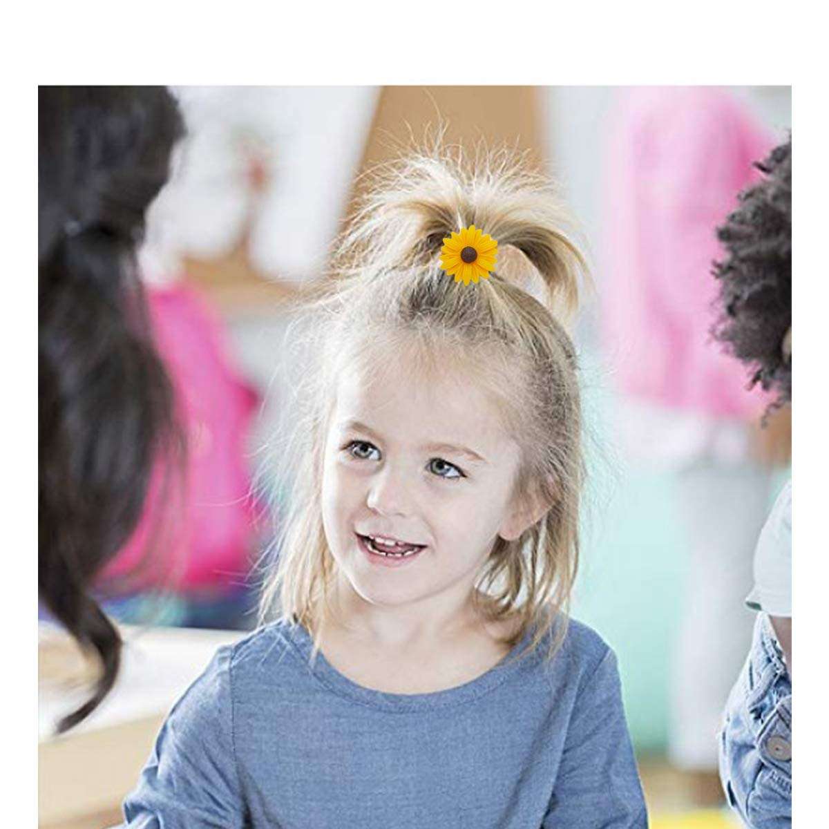 60Pcs/30Pair Baby Girls Elastic Hair Ties,Soft Rubber Bands Hair Bands Holders Pigtails Hair Accessories for Girls Infants Toddlers Kids 4