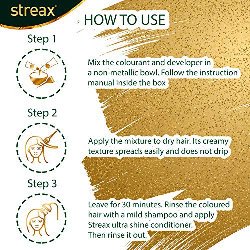 Streax Cream Hair Color for Unisex, 60ml - 3.16 Burgundy (Pack of 4) 4