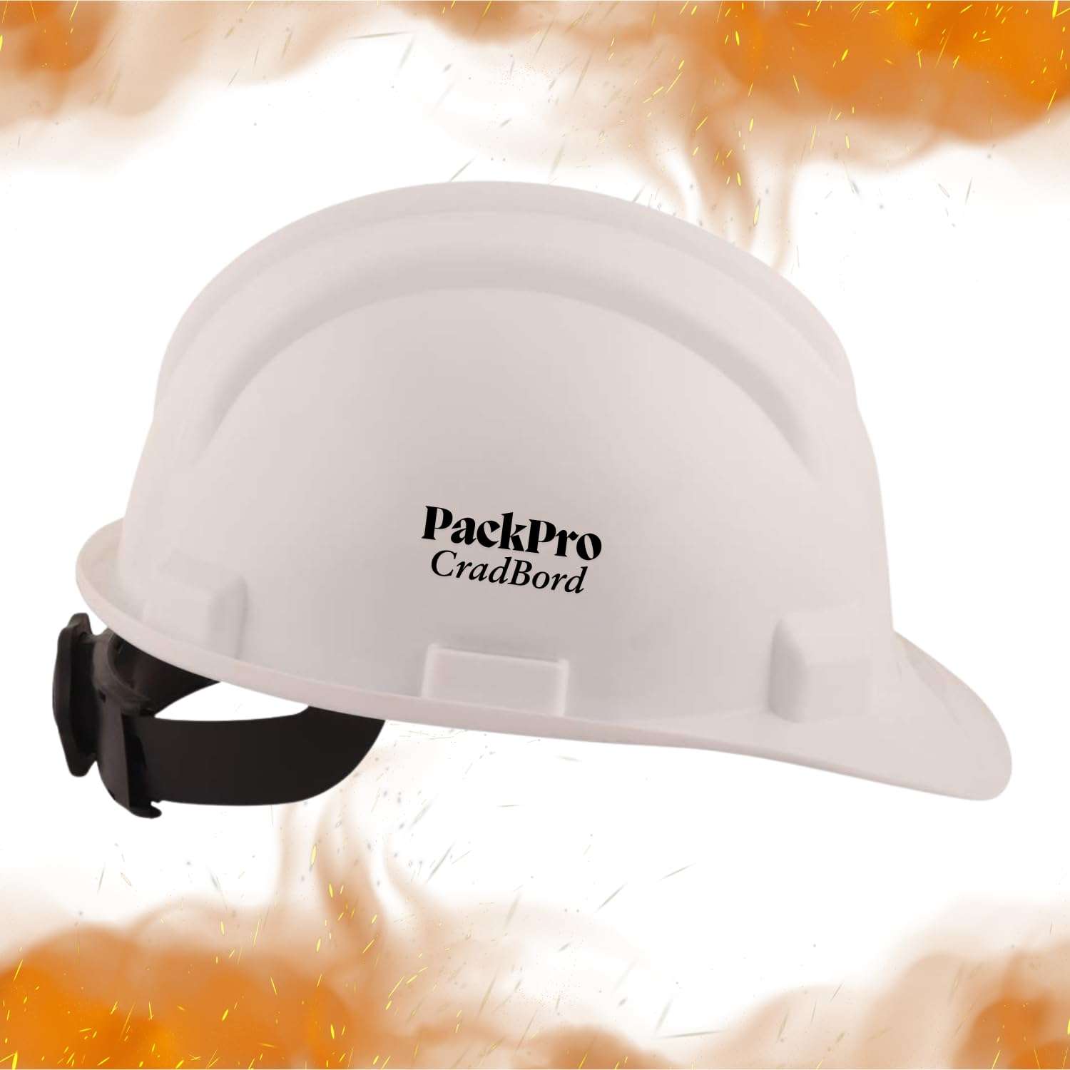 PackPro Professionals Safety Helmet | High-Strength Hard Hat for Construction,Outdoor Work, Durable Polyethylene Shell | Impact & Electric Shock Resistant | Comfortable Headband Pack of (1, White) 5