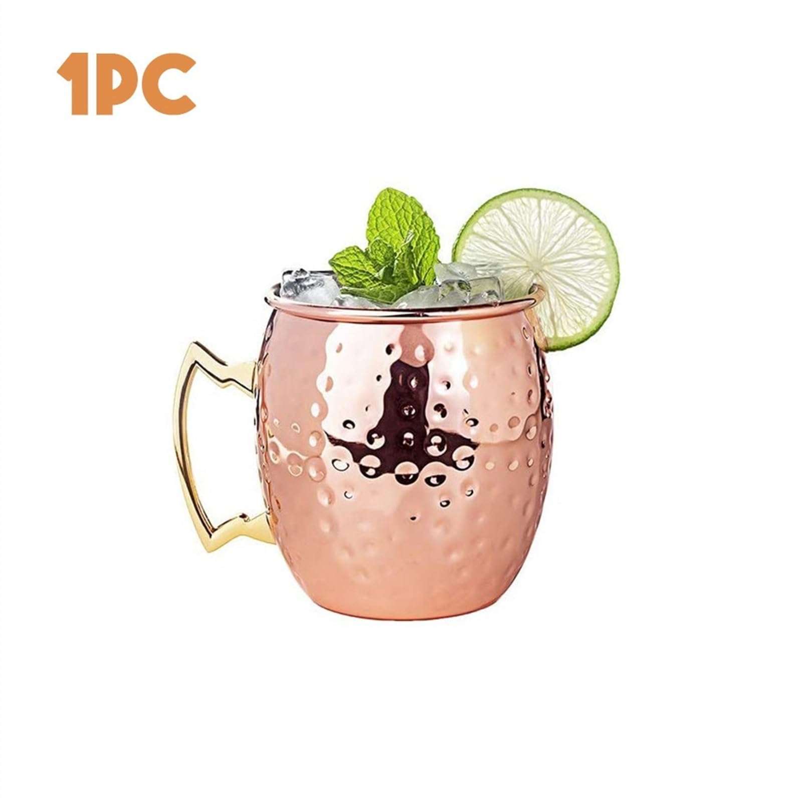 HASMI Coffee Cup Cocktail Wine Cup Mug Stainless Steel Copper Plated Beer Cup Coffee Cup Drinkware Champagne Cup Tea Cup(Color:2), Dingzhebo2022 4