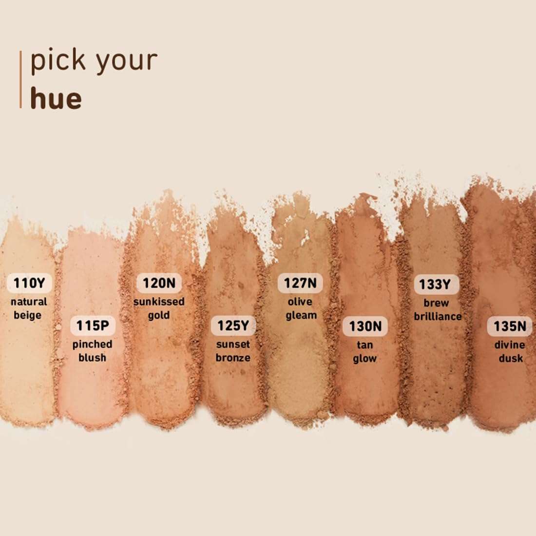 Plum Legit Matte Talc-Free Compact With SPF15 | Lightweight | Even Coverage | 100% Vegan & Cruelty Free | Olive Gleam - 127Y 5