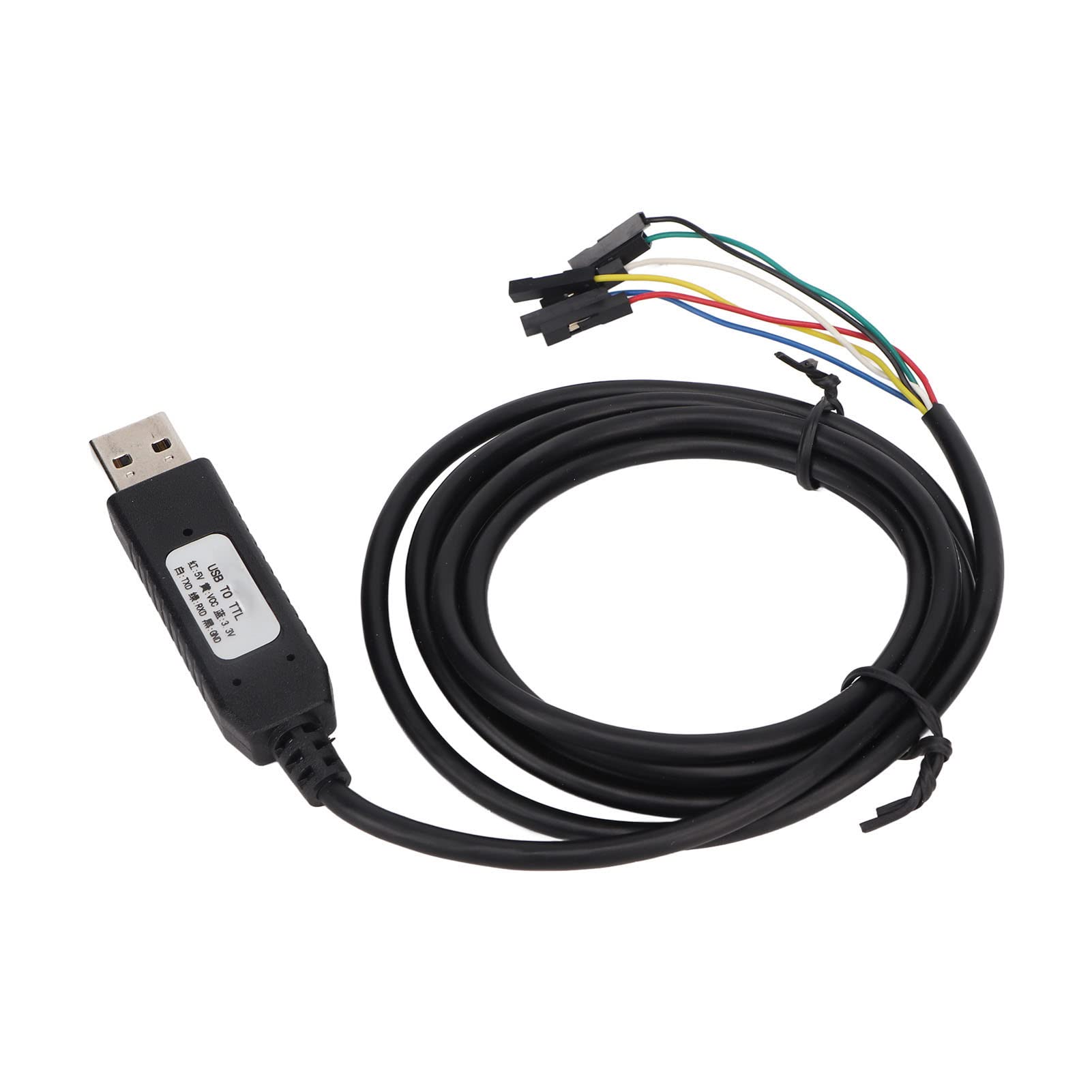 Zunate USB to TTL Serial Cable, 50bps to 2Mbps, Selection, 3 Color Indicators, ABS Material, Compatible with Satellite Set Top Box, Router, Hard Disk 1