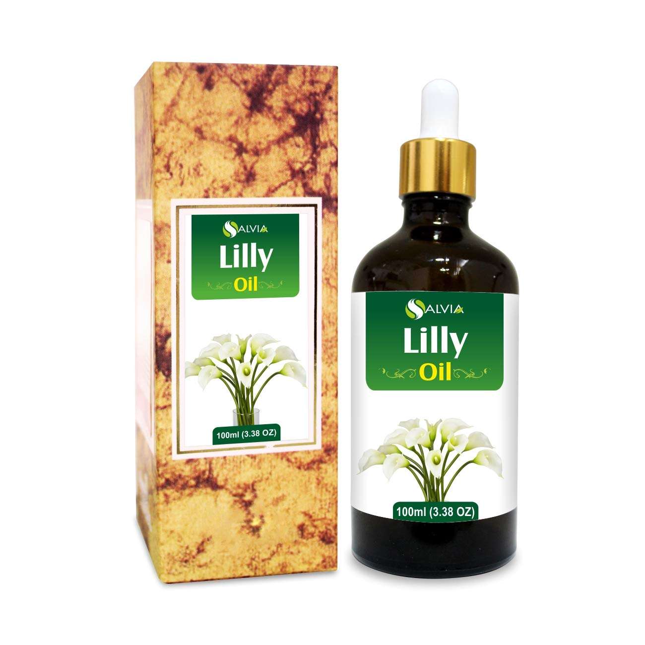 Lilly Oil with Dropper 100% Natural Pure Undiluted Uncut Essential Oil 100ml 1