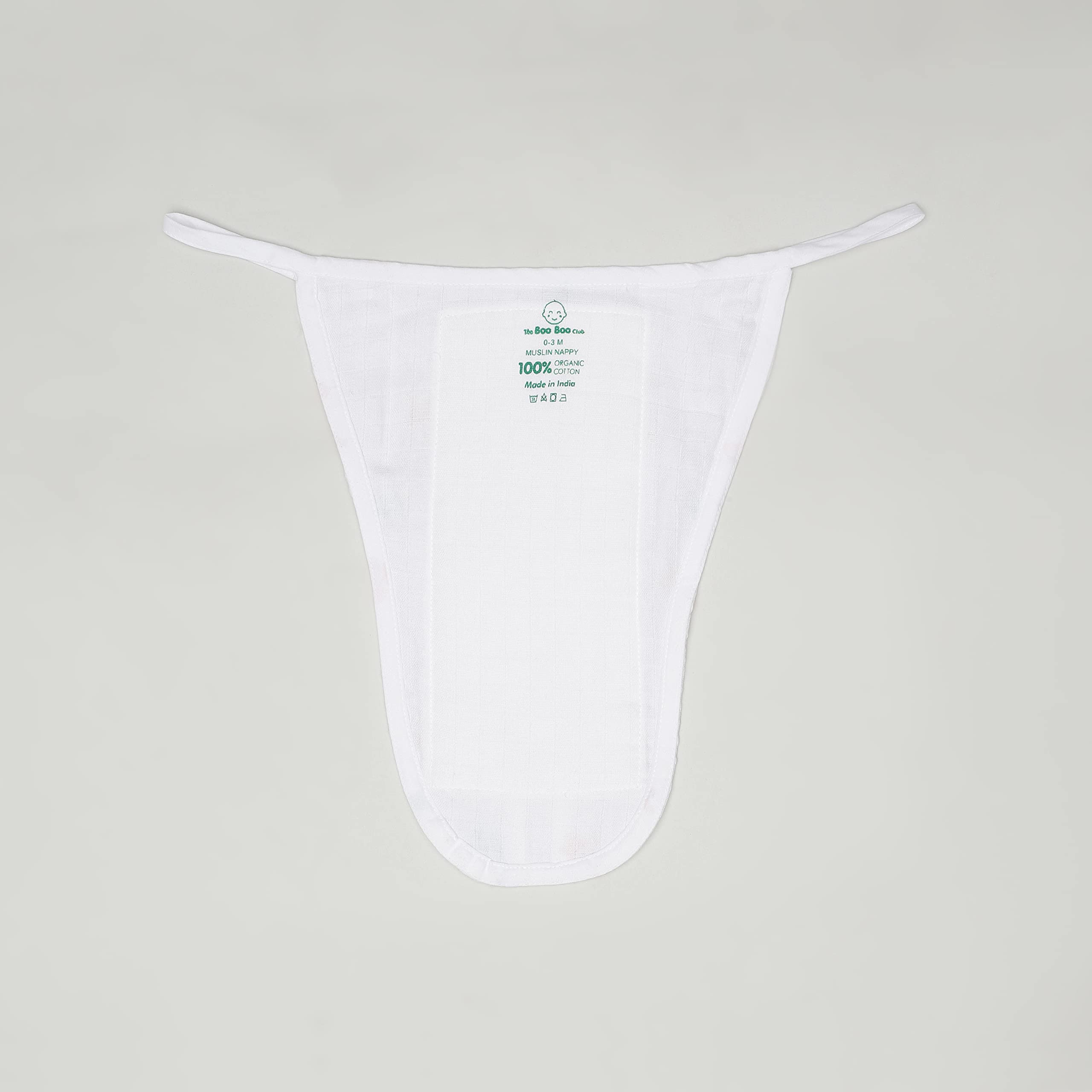 The Boo Boo Club 100% Muslin GOTS certified Organic Cotton Button Jhabla and Nappy Set | Perfect for Summer | Sleeveless Vest | Summerwear Jhabla Langot | 0 to 3 Months | Pack of 4 6