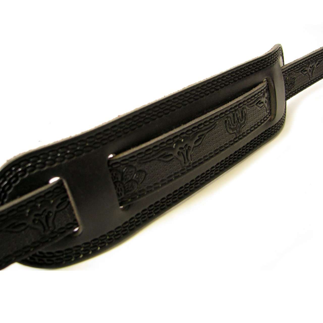 Fender STRAP - GRETSCH 6334 TOOLED BLACK, 49"-56" 6