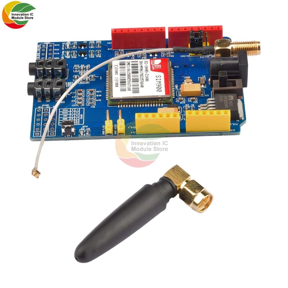 New 2024 Sim900 850/900/1800/1900Mhz Gprs GSM Module Development Board with Ipx Interface Antenna for Gpio Rtc Accessories 6