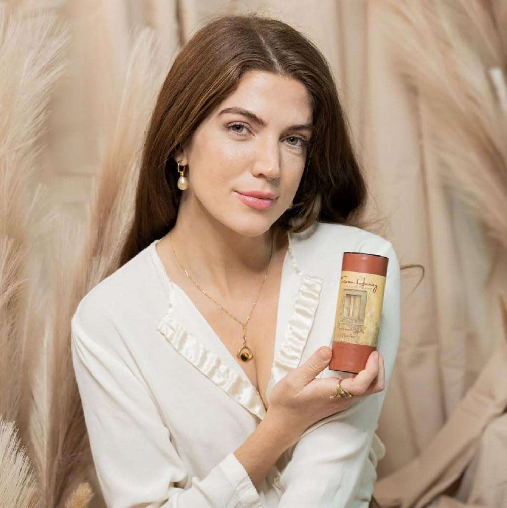 Tuscan Honey Scented Talc-Free Body Powder, Perfumed Dusting Powder, Camille Beckman, 3 Ounce 2