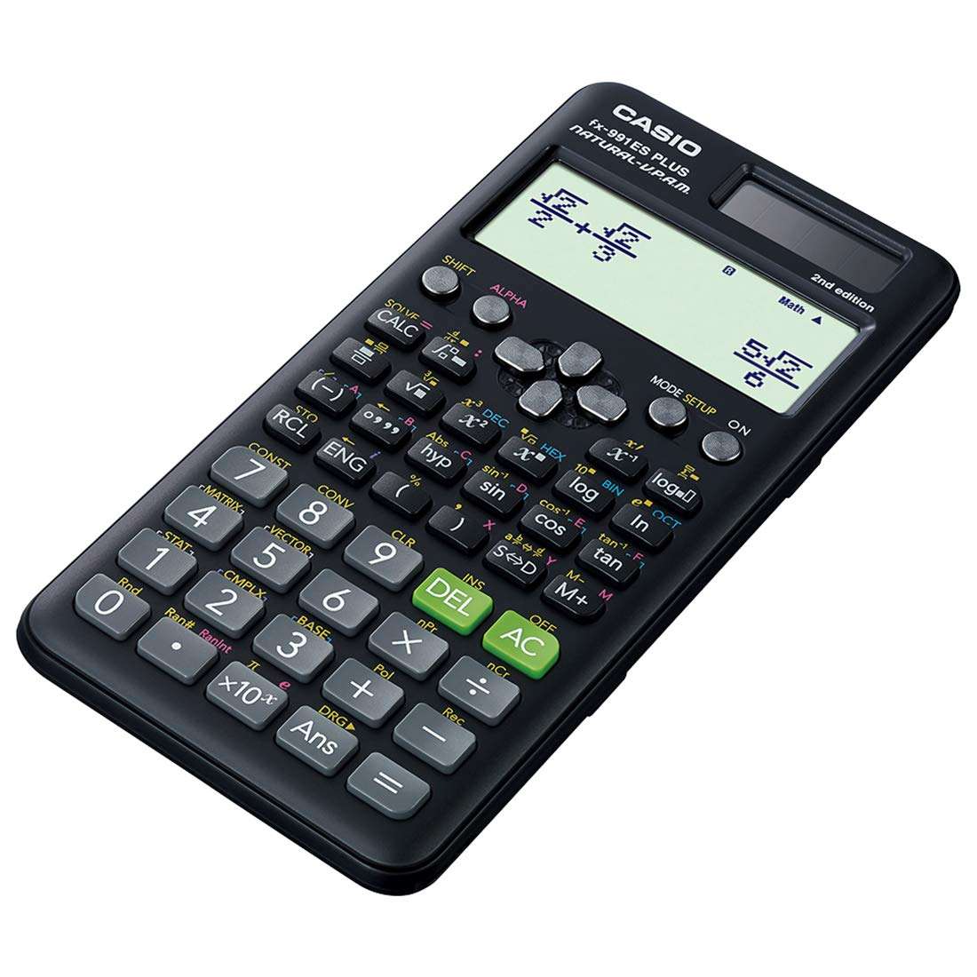 Casio FX-991ES Plus-2nd Edition Scientific Calculator & Casio Desktop Calculator 5