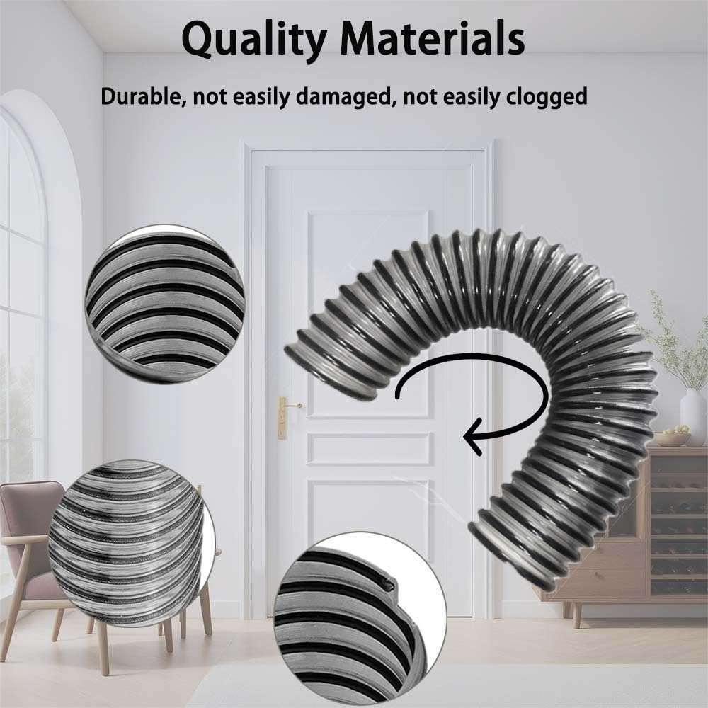 Vacuum Hose for Bissell 1/2/3/4/5 Generation Floor Scrubber Replacement, Lower Duct Hose Sewage Pipe Elbow Vacuum Cleaner Attachment (2 Pack) 5