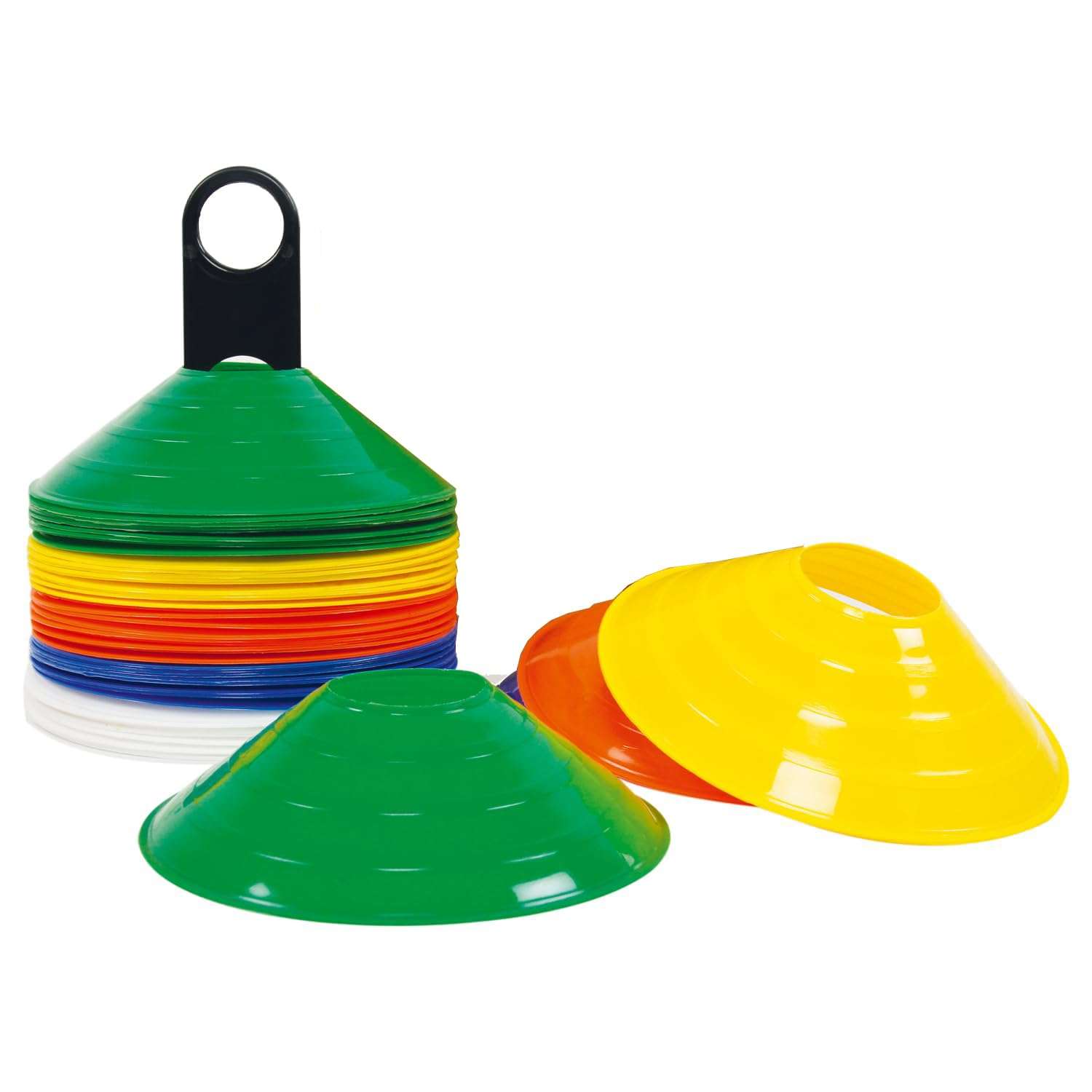 Protoner Sports Training Disc Cones, Multicolour Ground Markers, Set of 50-10 Options, Agility Training Equipment (Set of 10 pcs) 3