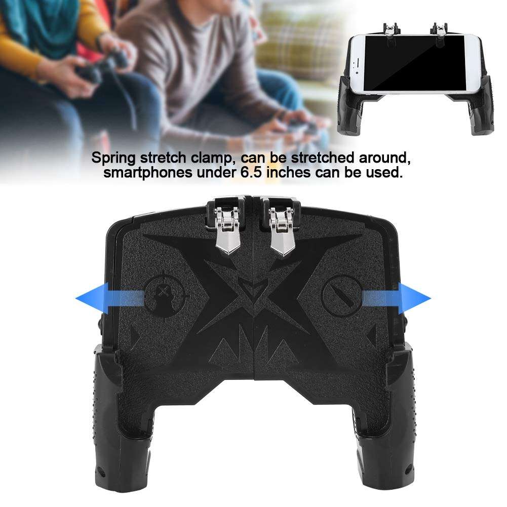 Mobile Phone Game Controller Wireless Gaming Controller Gamepad Joystick for PUBG/Call of Duty/Fortnite PUGB Helper for 4.7-6.5 inch Android/iOS Smartphone Ergonomic & Lightweight 4