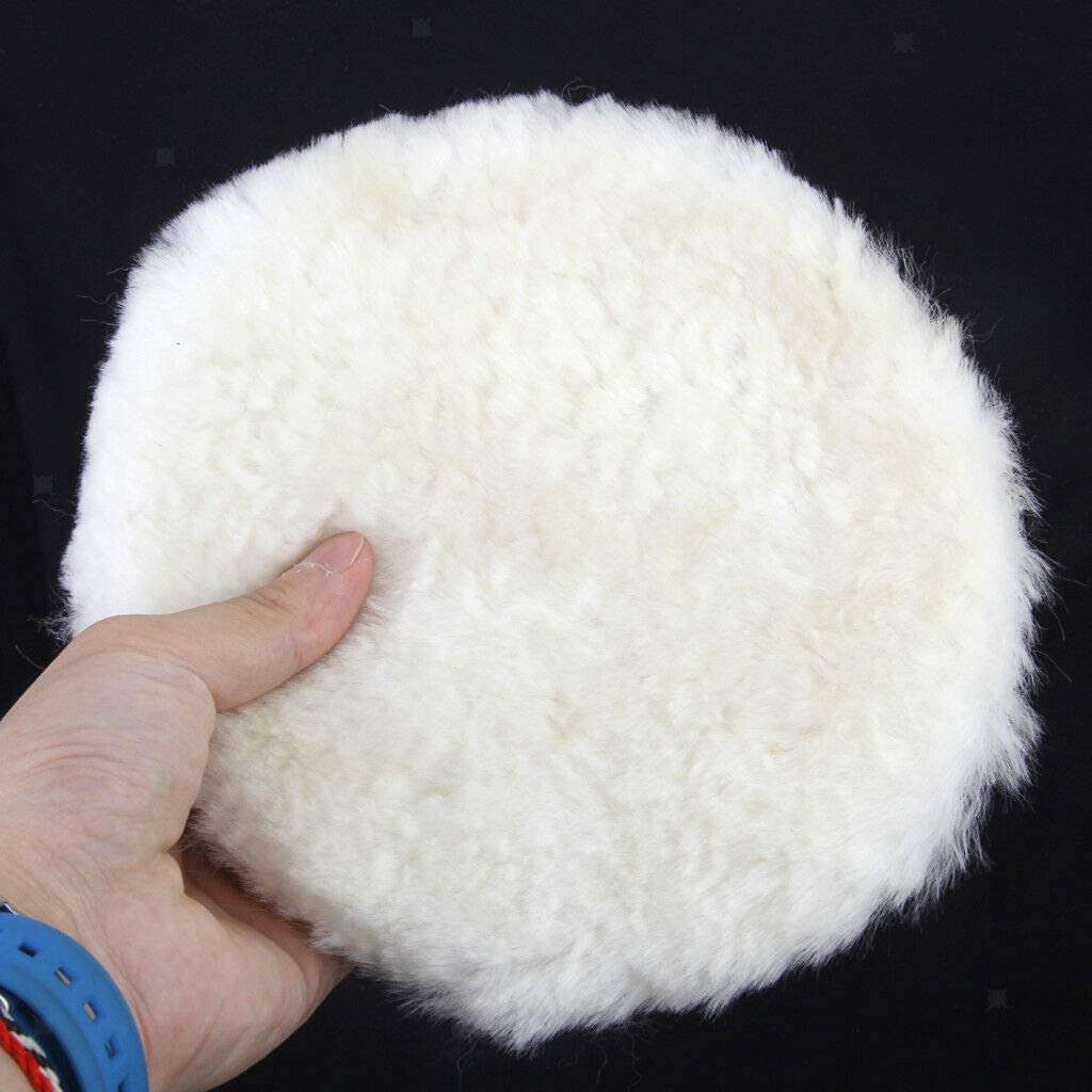 DIY Crafts 25 Pcs, 2" inch Fur Felt Pad White Only, 1"/2"/3"/4"/5/6"/7"inch Fur Felt Pad Felt Soft Wool Car Polishing Polisher Buffing Bonnet Padfor Car B (25 Pcs, 2" inch Fur Felt Pad White Only) 3