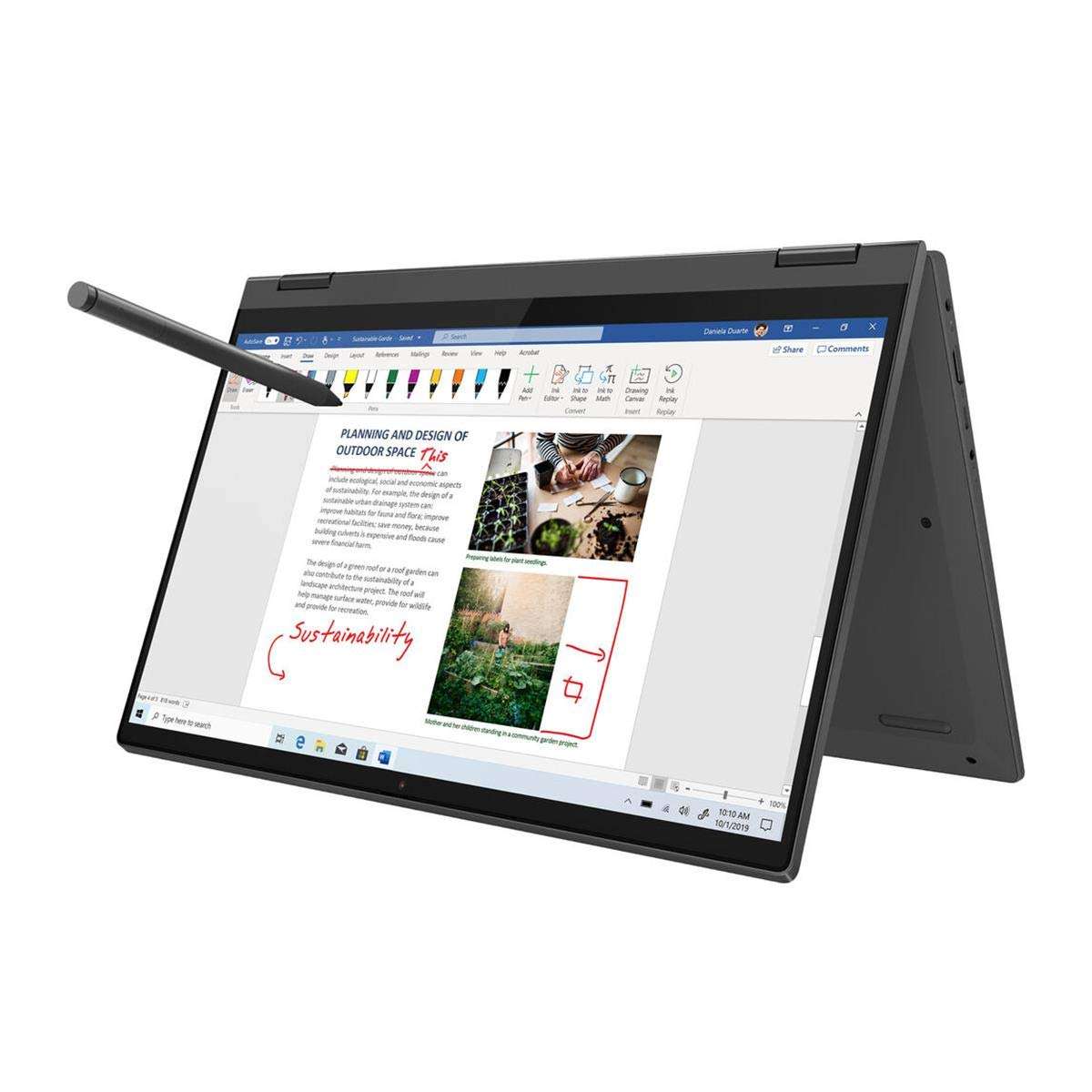 Lenovo IdeaPad Flex 5 14ARE05 14" Full HD Touchscreen 2-in-1 Notebook Computer, AMD Ryzen 7 4700U 2.0GHz, 8GB RAM, 512GB SSD, Windows 10 Home, Graphite Gray 3