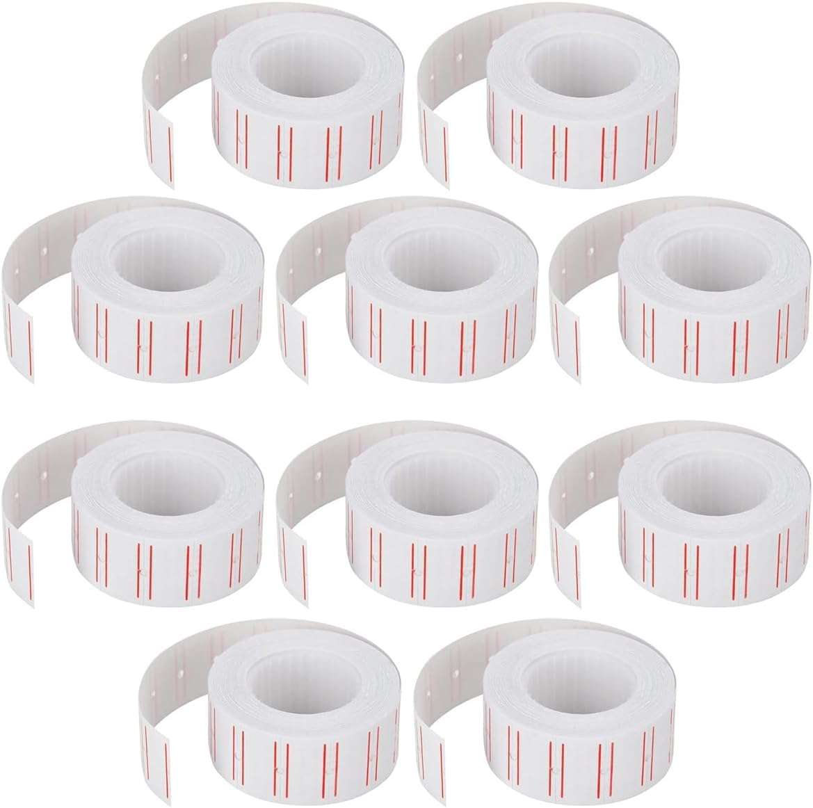 SAMVARDHAN Price Labels Paper Tag Mark Sticker for MX-5500 Price Gun Labeller, 10 Rolls 1