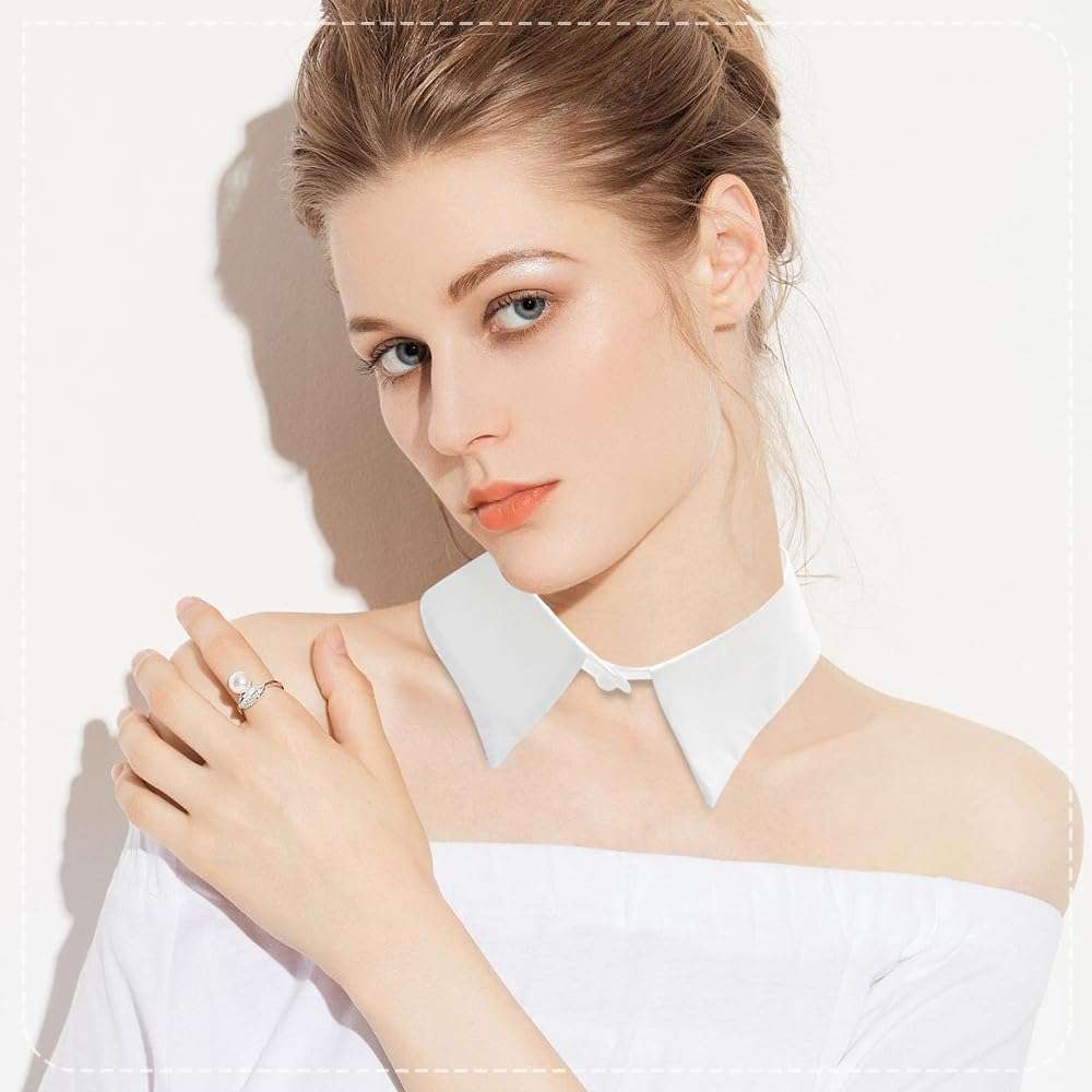 Joyci European New Women's Girls Faux False Collar Lapel Choker Peter Pan Necklace (01) 6