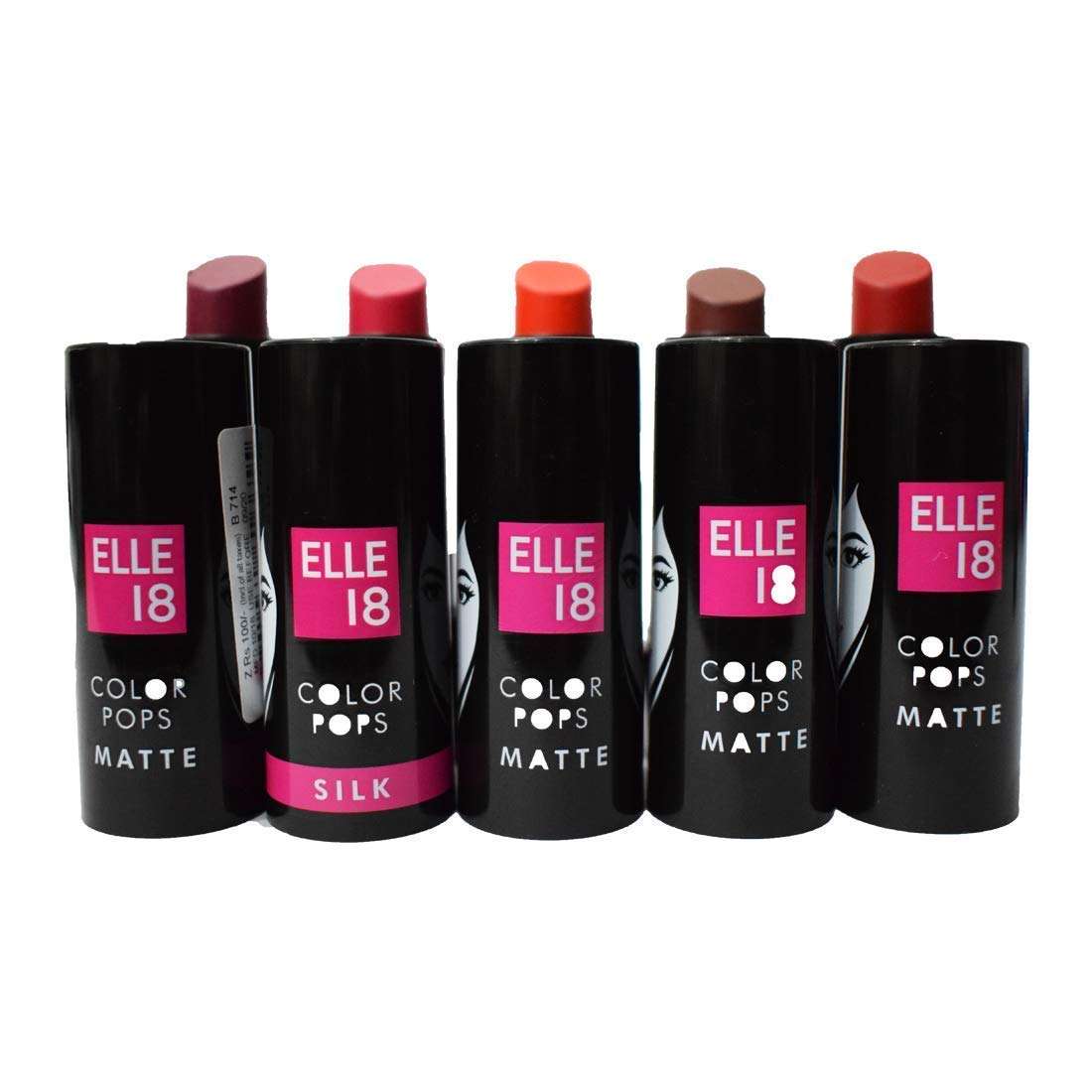 ELLE 18 LIPSTICKS ALL SHADES KIT (BUY 4 GET 5TH AT REDUCED PRICE) 3