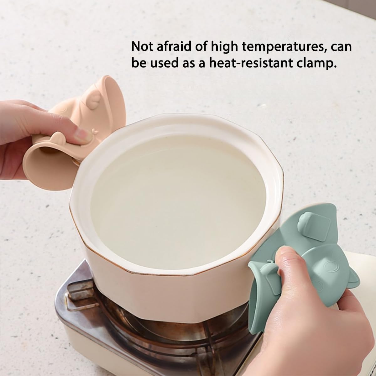2 Pcs Tea Bag Holder, Cute Cat Design Cup Cover Lid, Spill-Proof Tea Accessories for Mug, Tea Bag Squeezer, Ideal for Office Use and Travel 4
