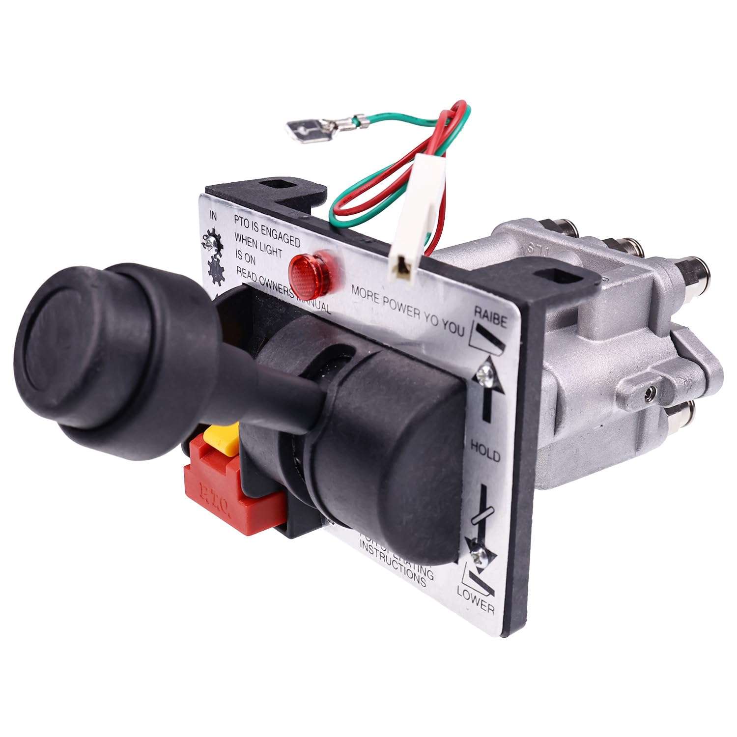 AIVWUMOT Air Shift Control Valves with PTO Switch Brighter Light Push to Connect Fittings Dump Truck Valve Tipper Hydraulic System AV-295 AV295 328388-79X 329358X K90 Series 4