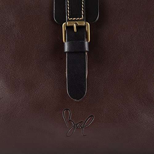 Rohit Bal Foldover Leather Handbag for Women 4