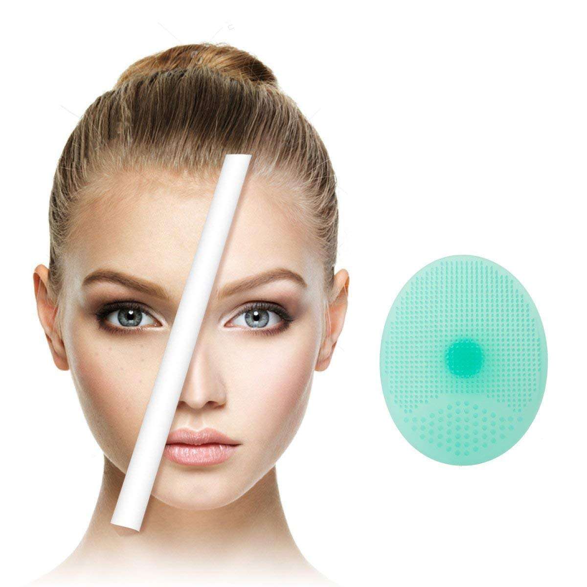 Syga 1 Pieces Facial Cleansing Pads, Soft Silicone Face Scrubbers Exfoliators Face Blackhead Removing Massage Tool (Assorted Color) 6