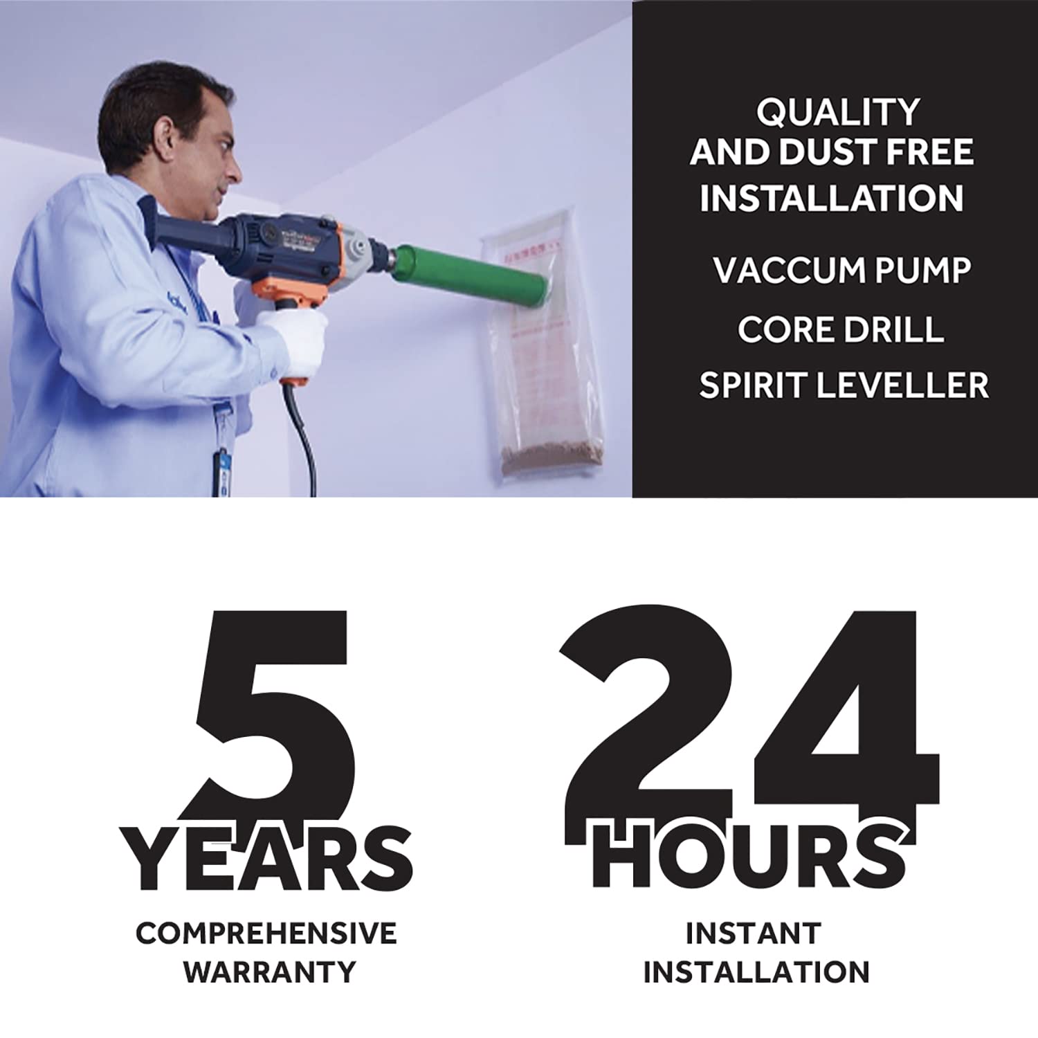 Haier 1.6 Ton 3 Star Fixed Speed Split AC (Copper, Anti bactreial filter, 2023 Model, HSU19T-TXS3BE-FS, White) 6