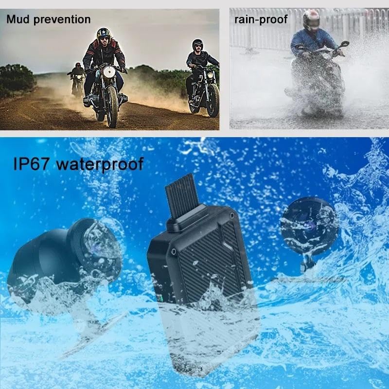 DEVIANT 4G Motorcycle Dashcam with Dual Lens Full HD 1080P Recording | Night Vision | G-Sensor and Loop Recording | GPS | Live Remote Monitoring Dashboard Bike Dashcam 5