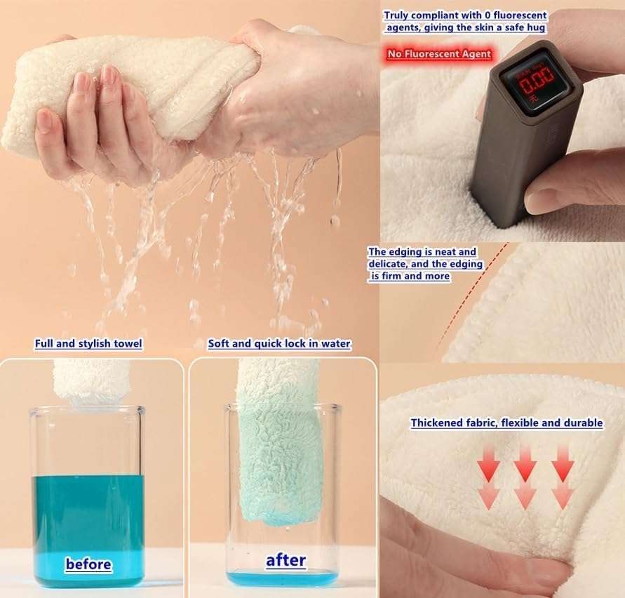 JUDEE Reusable Spa Face Towels Cold-Hot Compress Facial Steamer Towel for Anti Aging Moisturizing Facial Beauty Face Towel 3