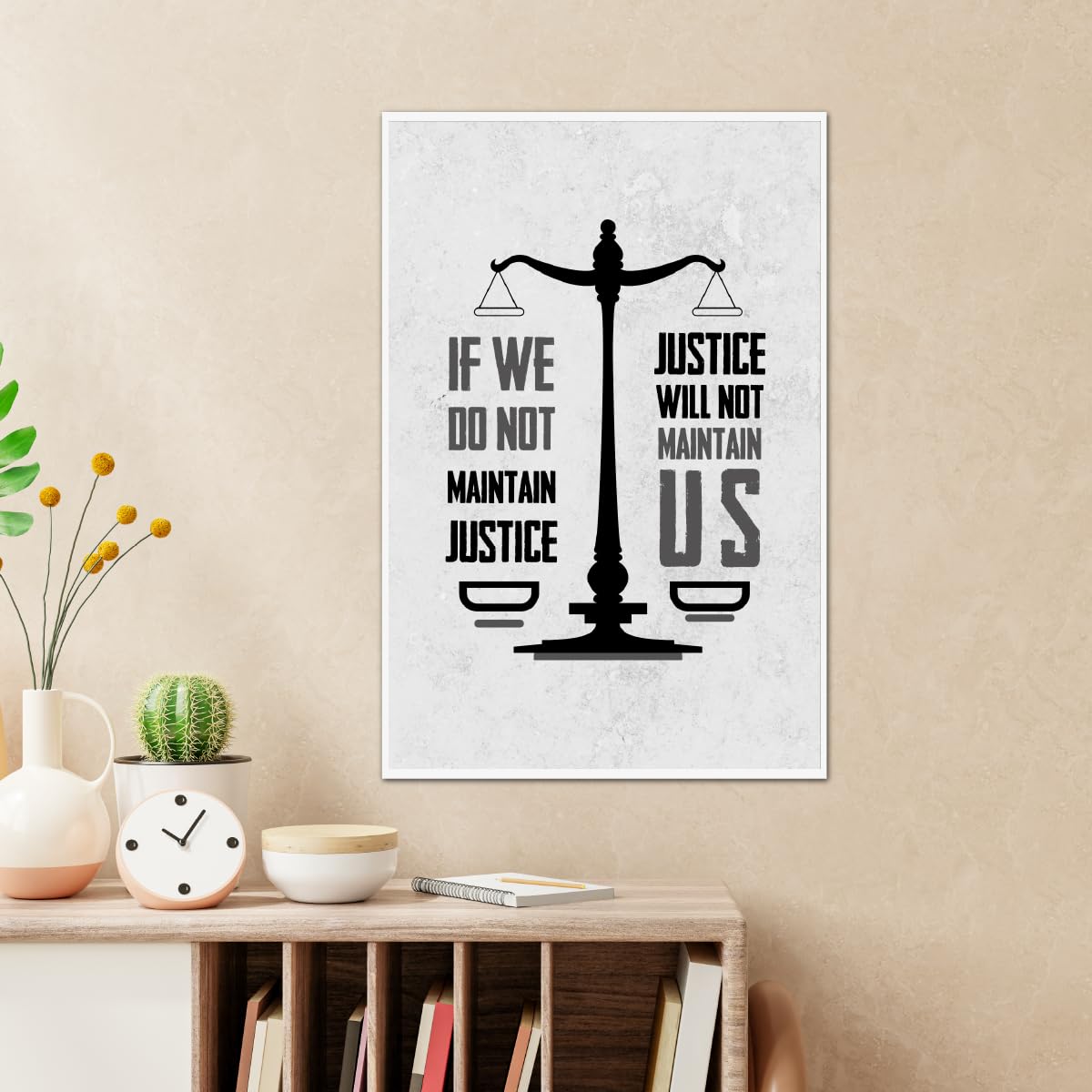 inspire TA Law Posters Wall Art Lawyers office decoration Motivational Advocate Quotes Posters Office Room Wall Poster, Thick 300 GSM Matt Finish Paper (18inches x 12inches) 1