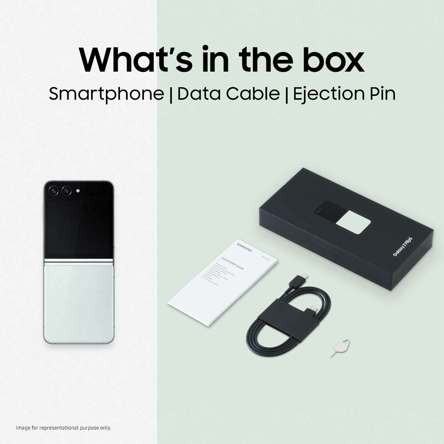 Samsung Galaxy Z Flip5 5G AI Smartphone (Cream, 8GB RAM, 512GB Storage) 6