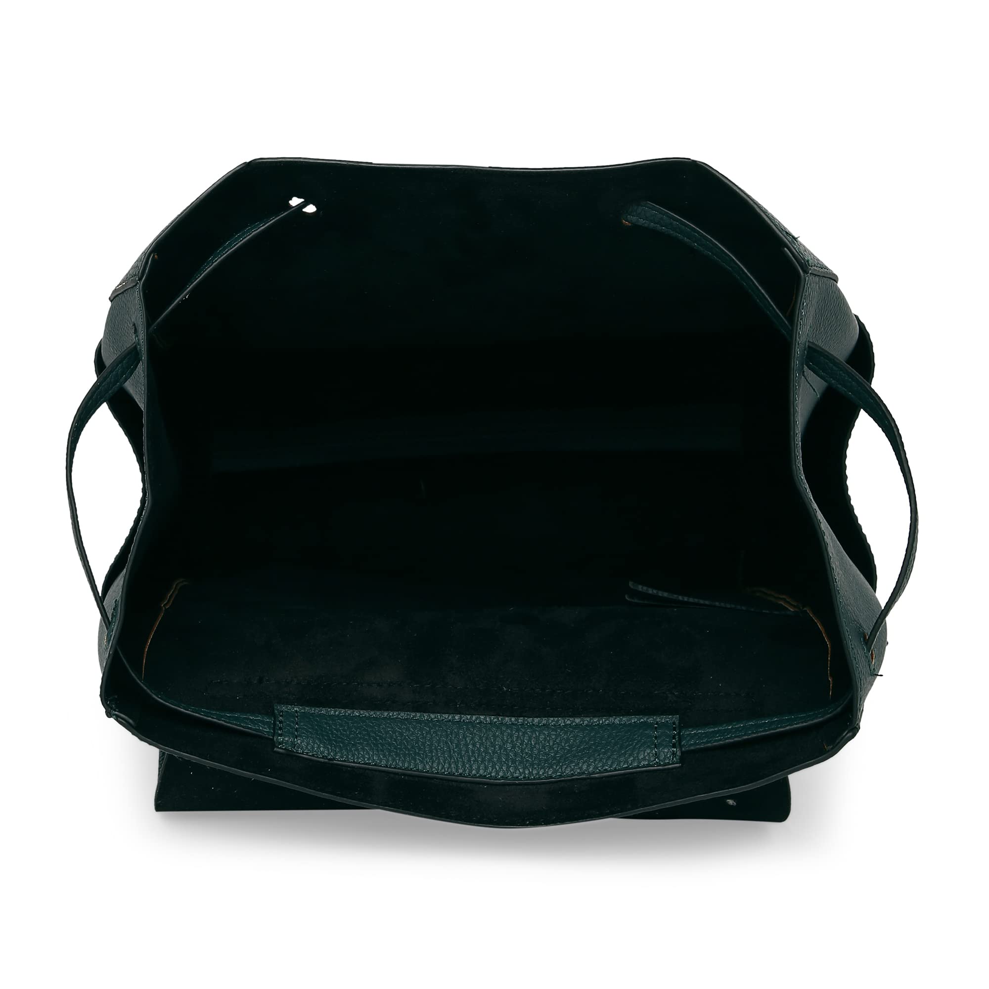 Accessorize London Women'S Faux Leather Blue Nikki Backpack 5