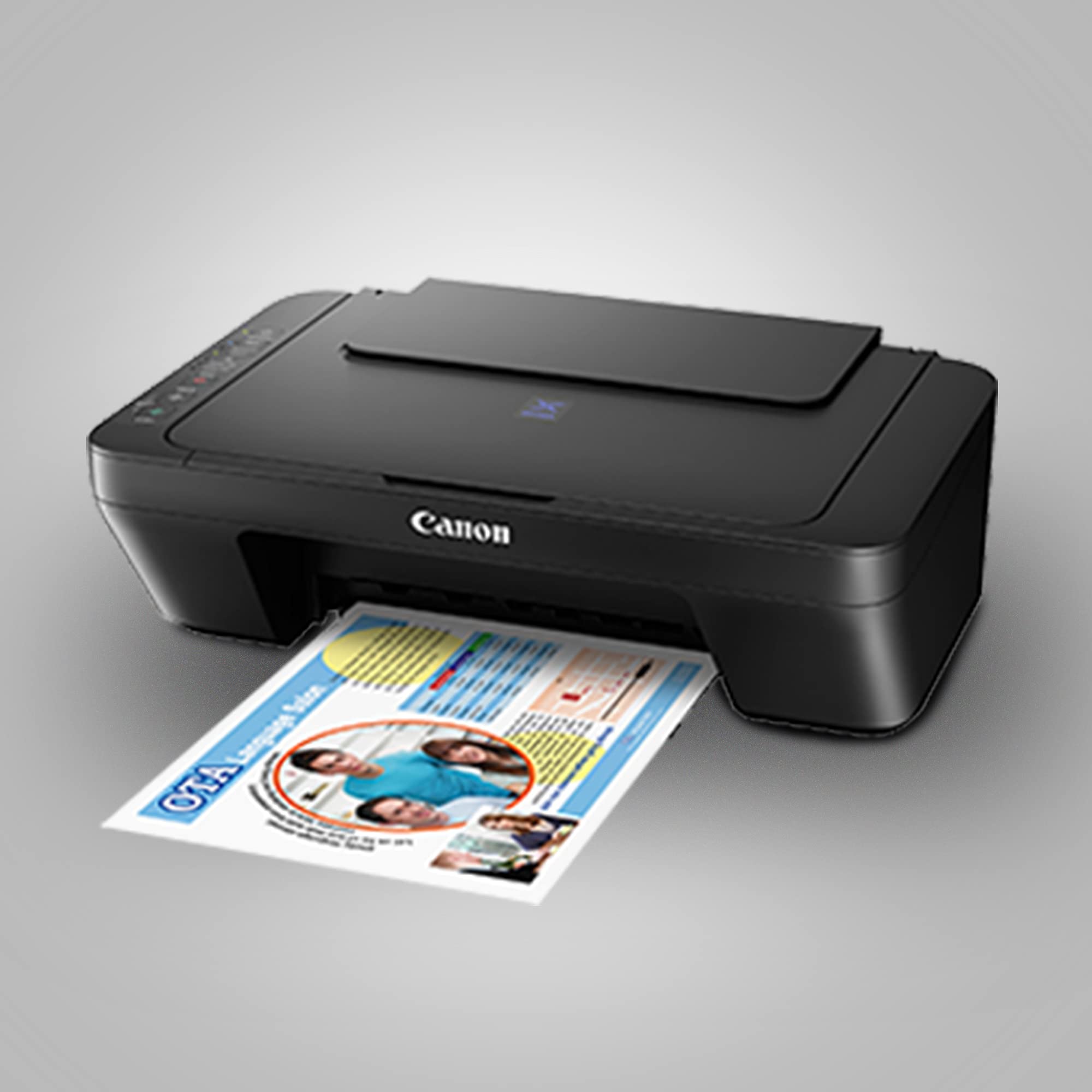Canon Pixma E470 All-in-One wireless Color Home Inkjet Printers (Black) 5