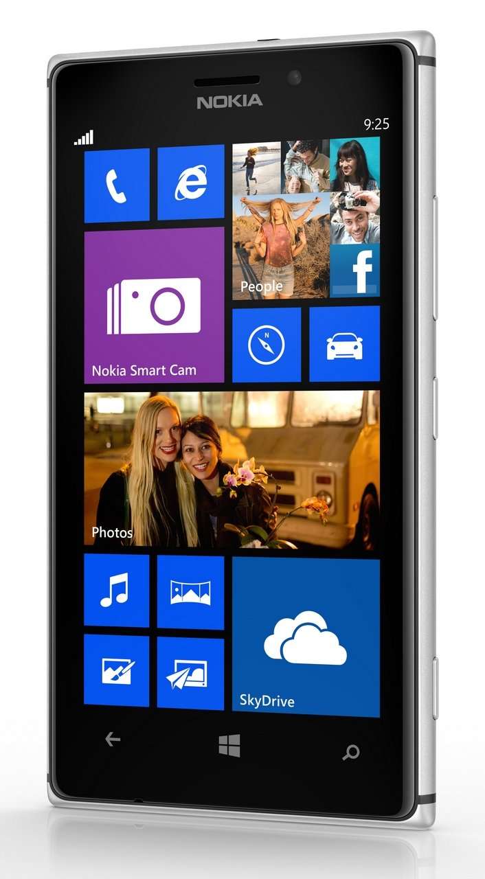 NOKIA LUMIA 925 WHITE 16GB RM-892 FACTORY UNLOCKED LTE 4G 3G 2G (2G & 3G HSDPA 850/900/1900/2100 & 4G 800/900/1800/1900/2100/2600) 3