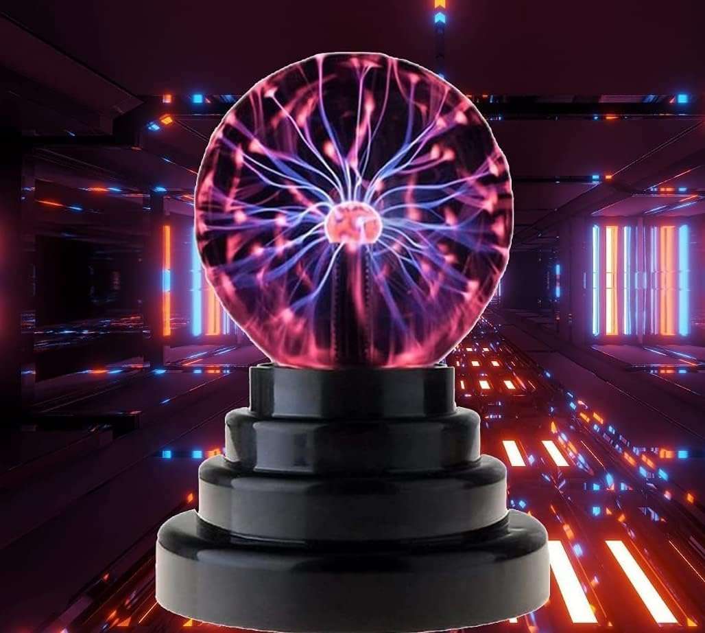 Kestilla Plasma Ball/Light/Lamp, Static Electricity Globe Electric Lightning Ball, Touch Sensitive, USB Powered, Amazing Gift for Parties, Birthday and Holiday 5