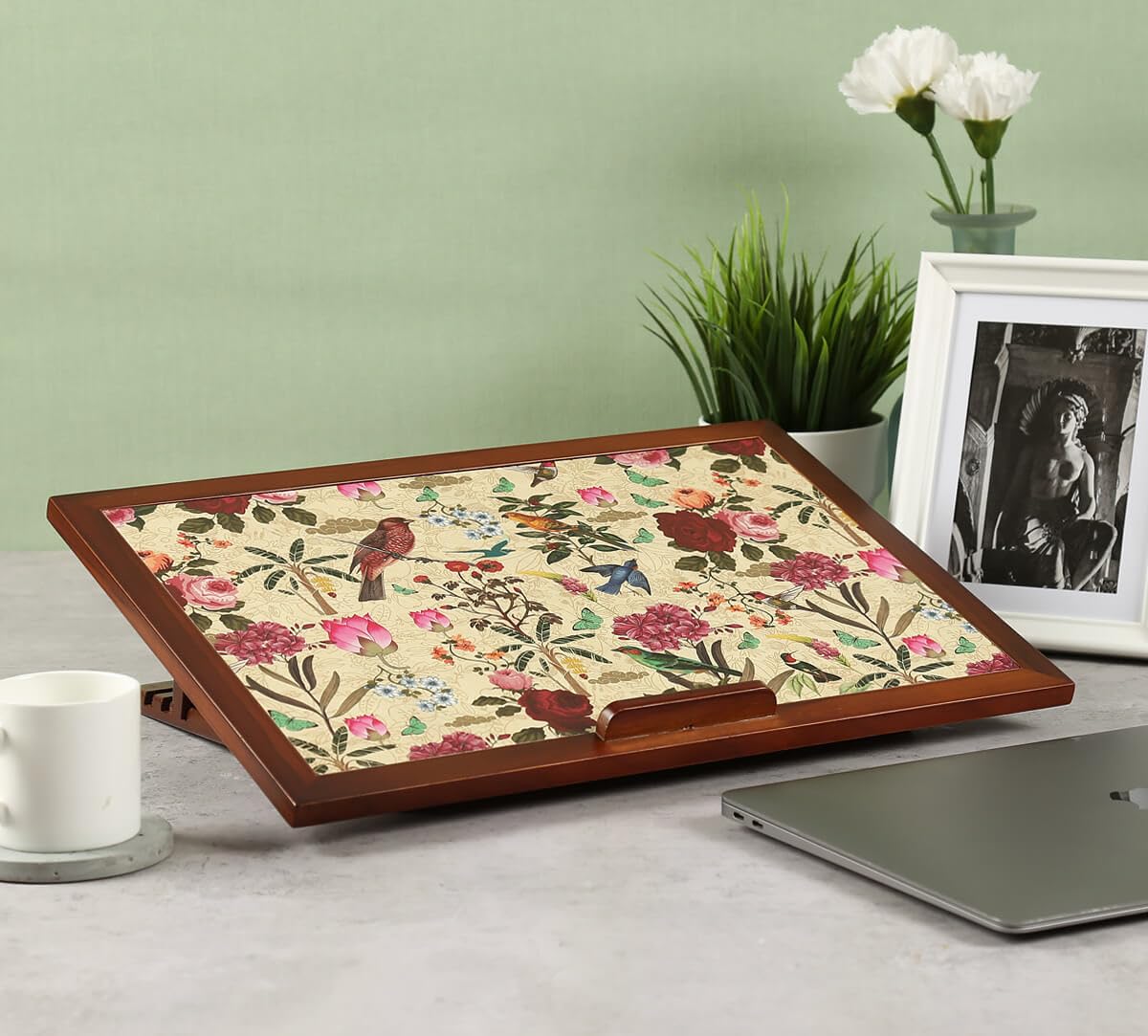 India Circus by Krsnaa Mehta Bird Land Multipurpose Laptop Table Desk for Study and Reading with Foldable and Portable Legs 1