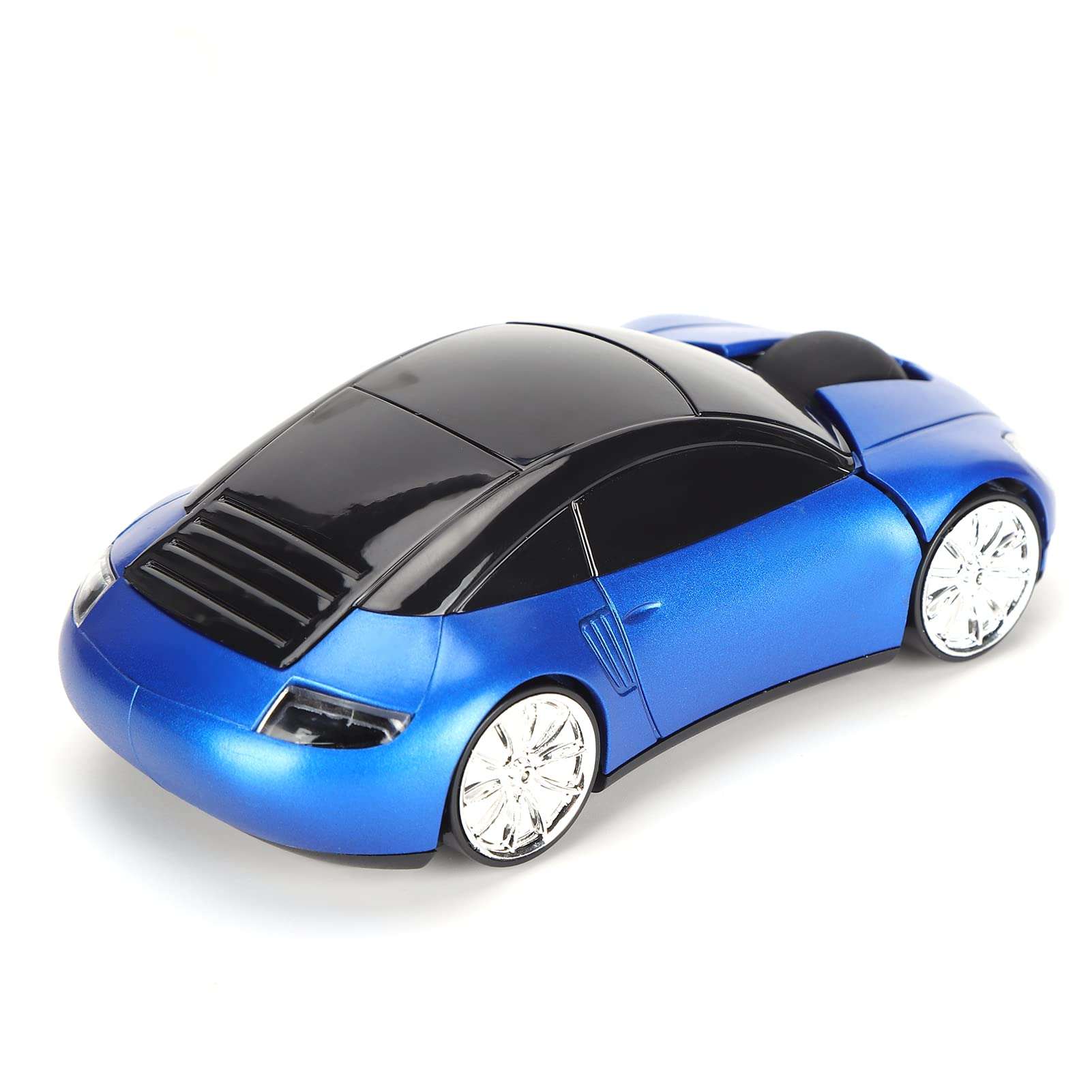 Smart Car Shaped Mouse, Portable 2.4G Cordless Mouse with USB Receiver for Office Laptop Computer Tablet, Optical Positioning High Precision (Blue) 6