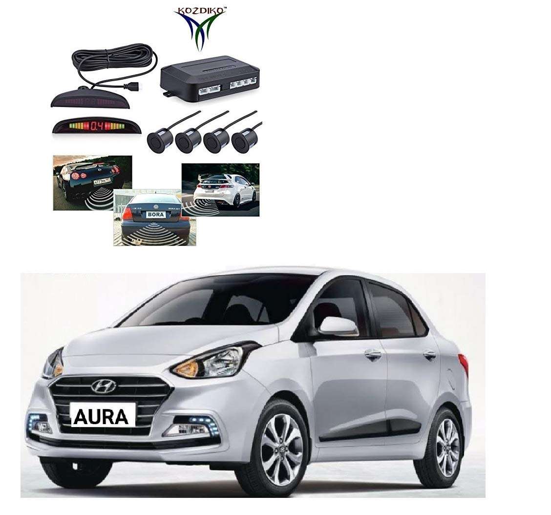 Kozdiko Black Reverse Car Parking Sensor for Hyundai Aura 1
