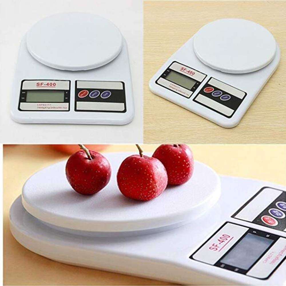 Stuffzone SF400 Electronic Kitchen Digital Weighing Scale, Multipurpose (White, 10 Kg) 3
