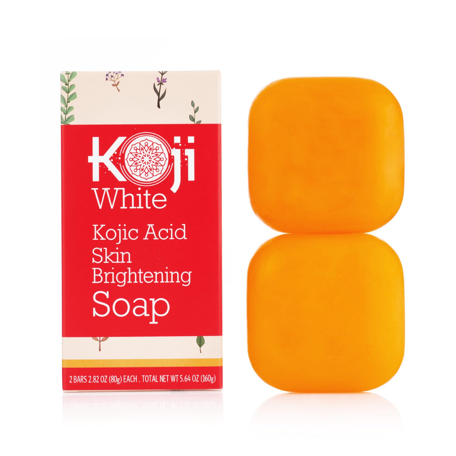 Koji White Pure Kojic Acid Soap | Glycerin Soap Bar for Gentle Skin Brightening and Exfoliation with Tea Tree, Coconut Oil, Hyaluronic Acid & Vitamin C, Vegan, 2.82 oz 1