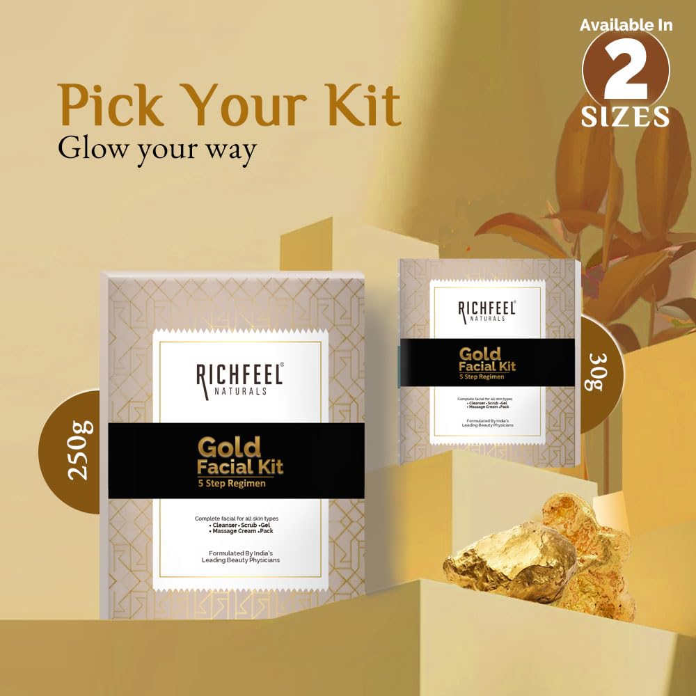 Richfeel Gold Facial Kit 5x50gms 5