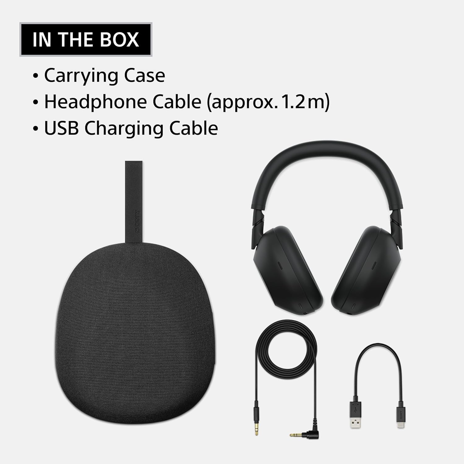 Sony WH-1000XM6 The Best Wireless Noise Canceling Headphones + Portable Charger + 20W 2-Port Wall Charger (Platinum Silver) 5