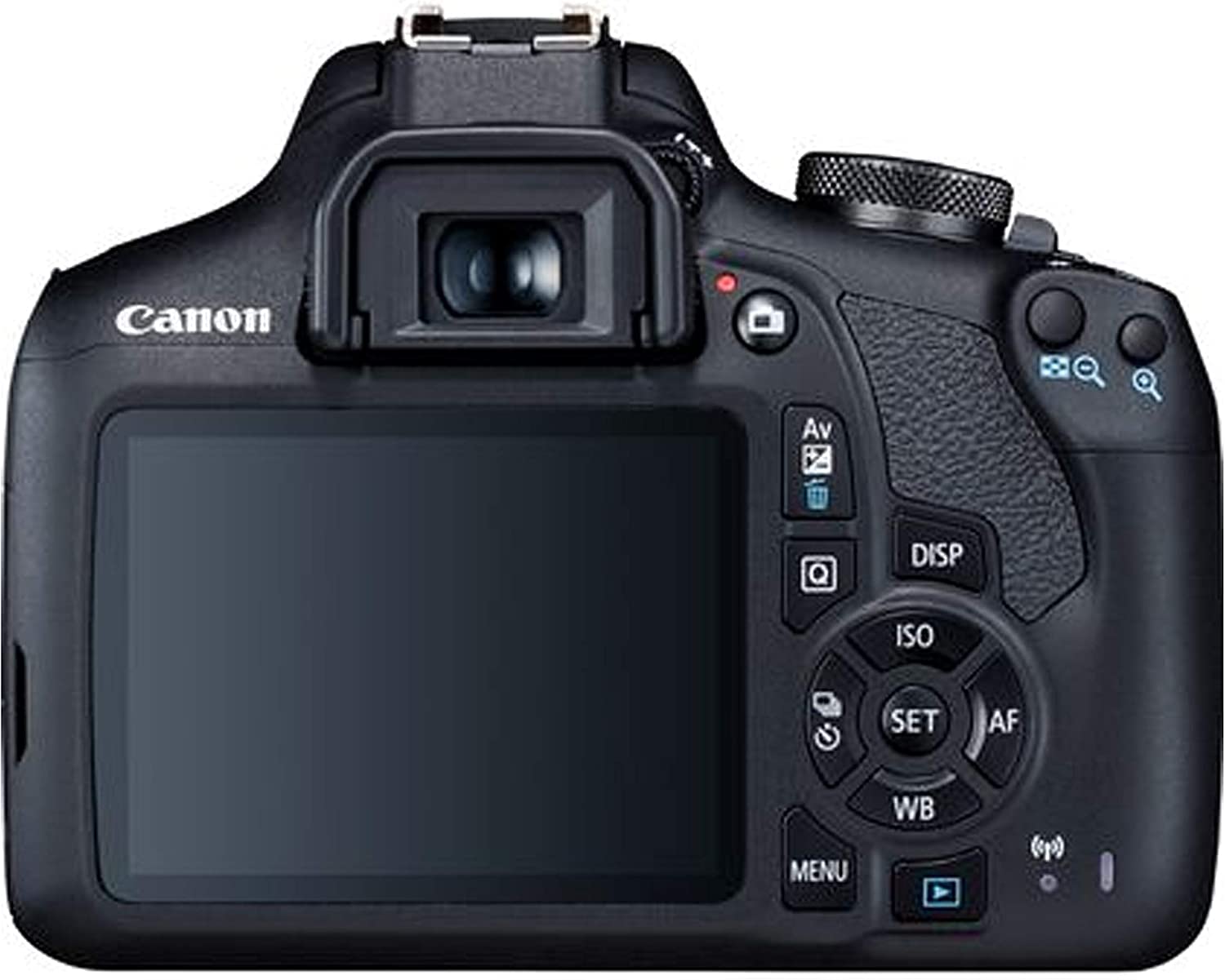 Canon EOS 2000D (Rebel T7) DSLR Camera w EF-S 18-55mm F/3.5-5.6 Zoom Lens EF 75-300mm III Lens+case+128Memory Cards (24PC) 3