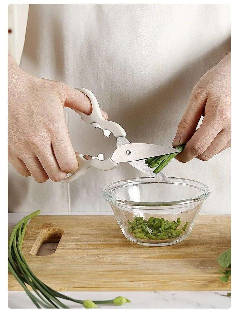 Menrexa 6pcs Kitchen Gadgets Set - Includes Kitchen Scissors, Paring Knife, Whisk, Bottle Opener, Peeler, and Utensil Holder - Essential Kitchen Utensils Set for Home Cooking 3