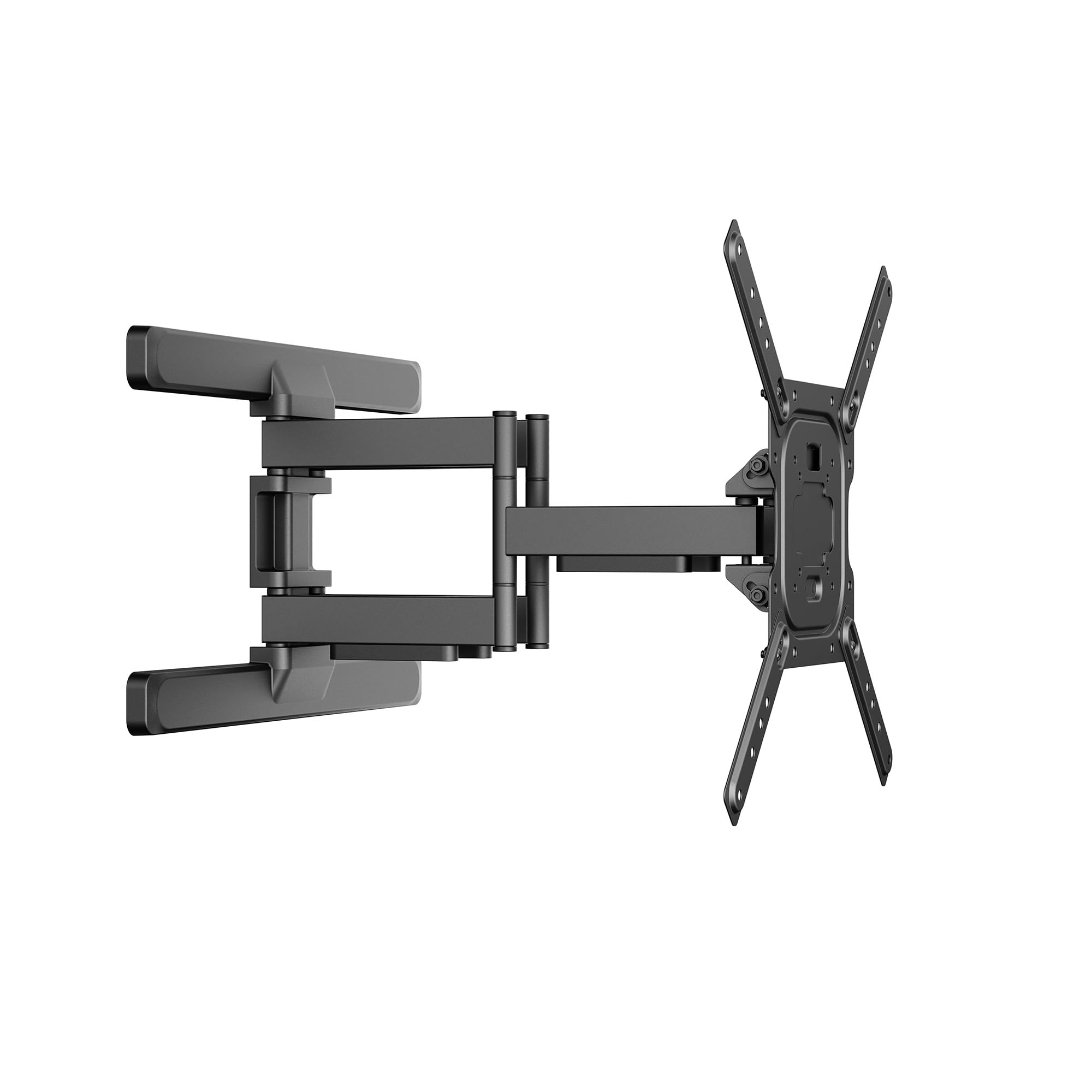 COMPAQ Full-Motion TV Wall Mount - Universal Wall Mount TV Bracket for 32-75 Inch Flat or Curved TVs up to 99lbs - with Cover and Wire Management - Stylish, Slim, Strength Tested 4