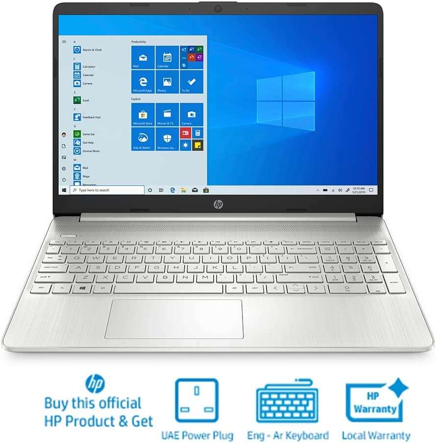 HP 15.6" IPS Full HD (1920x1080) Laptop, AMD Ryzen 7 5700U, 16GB Memory, 512GB SSD, HDMI, Silver, Windows 11 Home 5